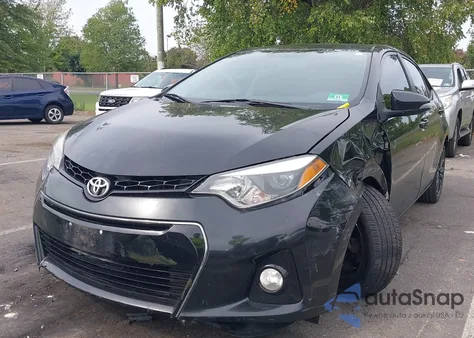 2015 Toyota Corolla S Plus из США, поврежденный, VIN 2T1BURHE6FC233221
